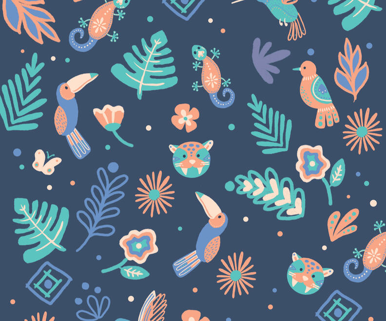 Café Cielo de Oro motifs